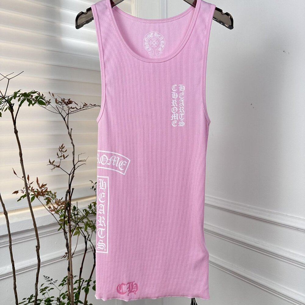 Brand New Chrome Hearts Pink Vest